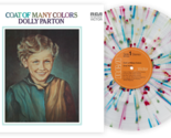 DOLLY PARTON COAT OF MANY COLORS VINYL NEW! LIMITED RAINBOW SPLATTER LP ... - £37.35 GBP
