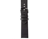 Morellato Bramante Genuine Leather Watch Strap - Black - 20mm - Chrome-p... - £43.92 GBP
