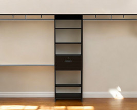 118&quot; Black Manufactured Wood Closet System - €969,16 EUR