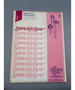 Vtg Stretch &amp; Sew Tab Front Top Cap Sleeves Womens Sz 28-44 #250 - $145.71 MXN