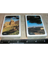 2 Sealed Decks Vintage Jerusalem playing cards Palphot of Israel card - $58.61 CAD