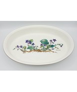 Vintage Villeroy &amp; Boch 15.75&quot; Viola Odorata / Sweet Violet Botanica Bak... - $752.48 MXN