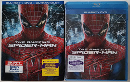 New The Amazing SPIDER-MAN Blu Ray + Dvd 2 Disc Set With Slipcover Free Usa Ship - £10.38 GBP