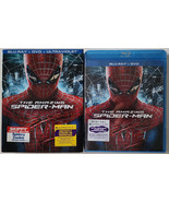 NEW THE AMAZING SPIDER-MAN BLU RAY + DVD 2 DISC SET WITH SLIPCOVER FREE ... - £10.16 GBP