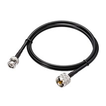 Uhf Pl259 Male To Bnc Male Cable Rg58 Coax 3 Feet For Cb Radio, Ham &amp; Amateur Ra - £15.17 GBP