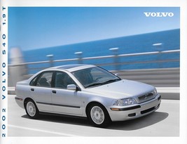 2002 Volvo S40 sales brochure catalog US Canada 02 1.9T - $8.00