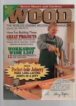 Wood - January 1995 - Pocket-Hole Joinery, Workshop Wish List, Great Projects. - £1.02 GBP