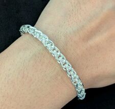 Sterling Silver 925 Braided Chain Bracelet - $20.90
