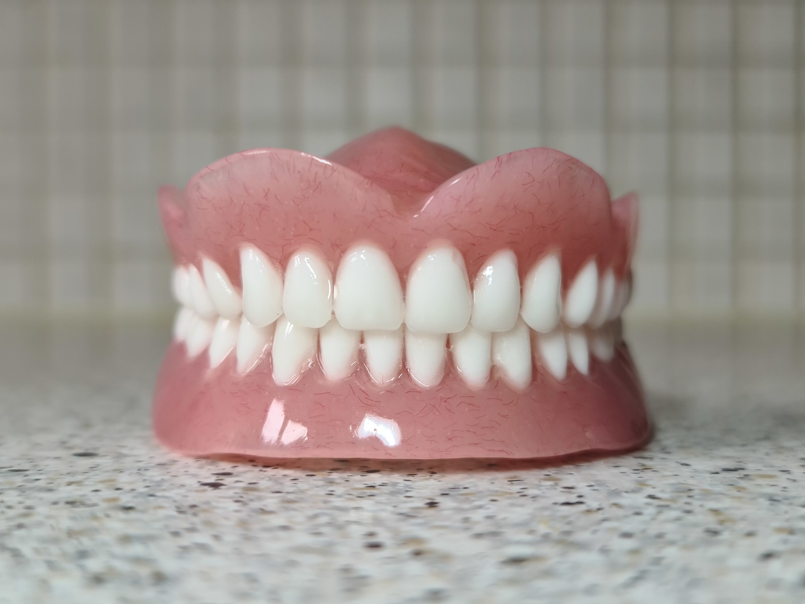Full upper and lower dentures/false teeth, Brand new. - $128.00