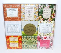 LOVELY NIP CRABTREE &amp; EVELYN HERITAGE TRIPLE MILLED SOAP 3.5 OZ 9 BAR GI... - £55.71 GBP