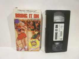 Bring It On VHS Tape Rated PG-13 Kristen Dunst Eliza Dushku Jesse Bradford - £4.70 GBP