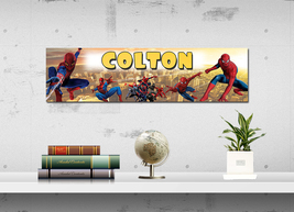 Spiderman - Personalized Name Poster, Customized Wall Art Banner, Frame Option - £14.38 GBP+