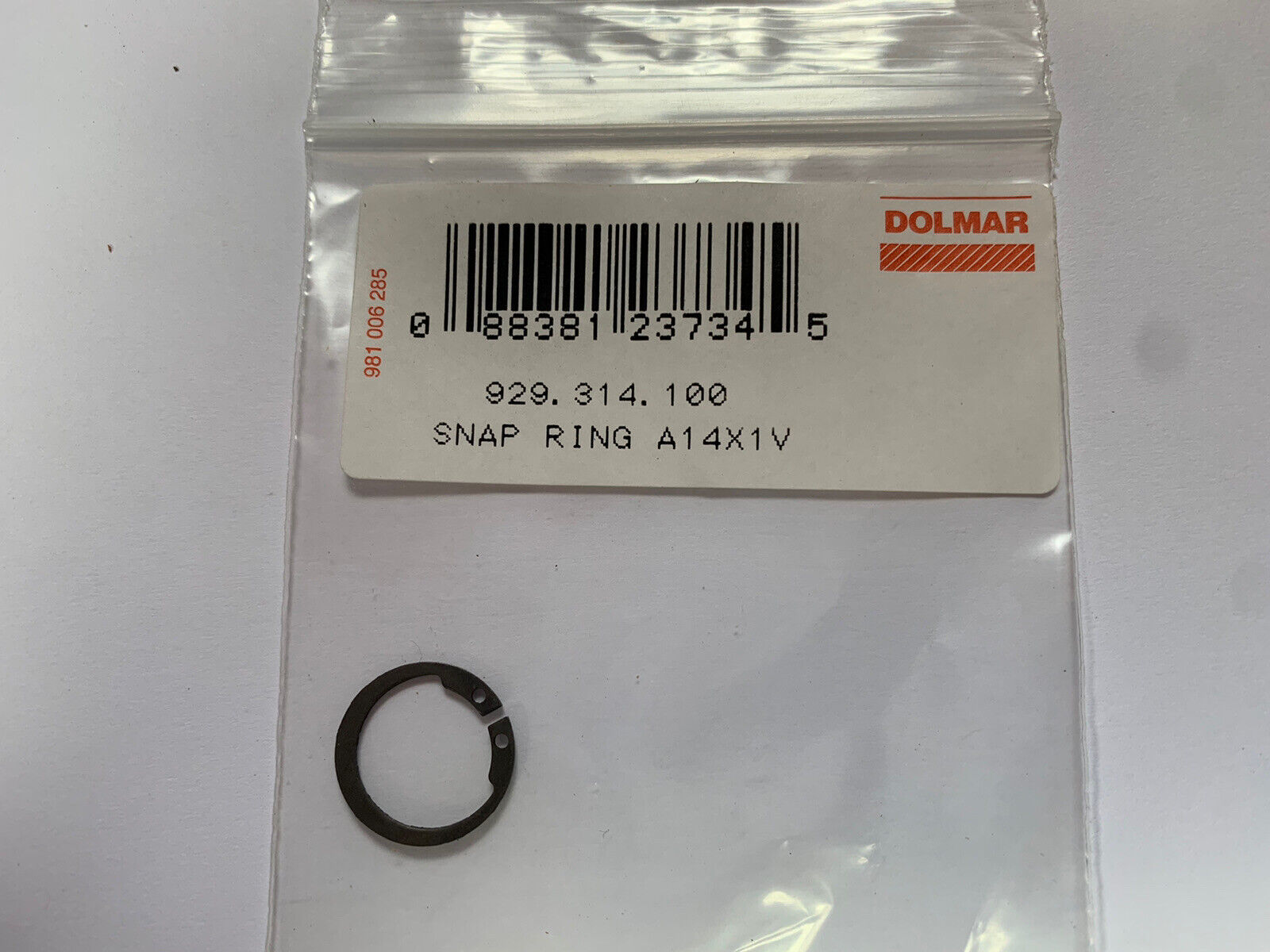 OEM Dolmar Makita Tanaka Equipment Snap Ring A14X1V New (bt) - $2.96
