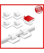 Versatile 200 Pcs Cable Clips with Self-Adhesive Hooks for Smart Organiz... - $594.47 MXN