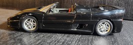 BBURAGO FERRARI F50 DIECAST 1:24 SCALE BLACK CONVERTIBLE VINTAGE 1995 - $11.68