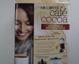 Mr. Coffee Café Cocoa Automatic Hot Chocolate Maker 32oz Black BVMC-HC5 ... - $98.95