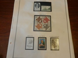 Lot of 36 United States 1978 Stamps MNH Blocks and Singles, Dance, Folk Art - £35.20 GBP