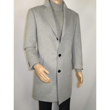 Men's CASILA Turkey Top Winter Coat Wool, Cashmere Blend 403140-26 Silver Gray image 3
