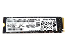 WESTERN DIGITAL SDBPNTY-512G 512GB M.2 2280 NVME PCIE GEN3 X4 SSD 5SS0V1... - £39.30 GBP