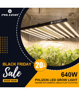 Phlizon FD6500 650W Plant Led Grow Lights Full Spectrum for Indoor Plant... - £211.84 GBP