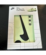 NWT Nike Air Max 1 Card Wallet black / green  Retail $30 NEW in box Grea... - $25.00