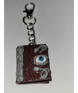 Spooky Book Keychain Accessory Eye Snakes Women&#39;s Clip on  Charm - £6.71 GBP