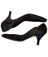 Vintage Stuart Weitzman for Mr. Seymour Rhinestone Satin Holiday Pumps Sz 7 - $717.35 MXN