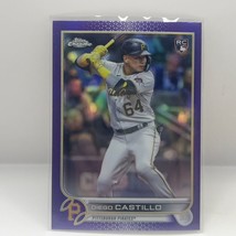 2022 Topps Chrome Update Baseball Diego Castillo RC USC27 Purple Pirates - $1.97