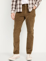 Old Navy Slim Five Pocket Corduroy Pants Mens 30x30 (34x29) Brown Flex NEW - £20.84 GBP