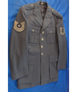 1951 KOREAN WAR USAF AIR FORCE DRESS BLUE 84 18 OZ SERVICE UNIFORM JACKE... - €52,89 EUR
