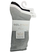 3 Pair Gold Toe Casuals Women&#39;s Ultra Soft SeamlessTOE Dress Socks Shoe ... - $13.55