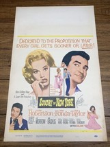 Sunday In New York 1963 Original US Window Card Movie Poster Fonda 14x22... - $34.65