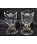 HomCo HOME INTERIORS Votive Candle Holder DIAMOND &amp; RAIN Pattern - Pair ... - $13.18