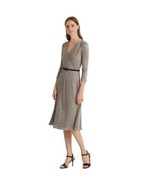 Ralph Lauren Women&#39;s Metallic Bodre Dress in Antique Bronze - Size 14 - $74.99