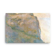 Claude Monet Cliff at Petit Ailly in Grey Weather, 1897.jpeg Canvas Print - $99.00+