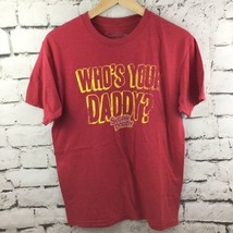 Sugar Daddy Who&#39;s Your Daddy T-Shirt Red Short Sleeve Retro Throwback By Savvy - £11.73 GBP
