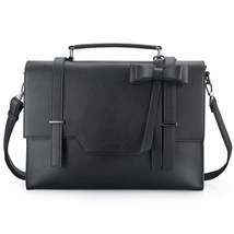 FR Fashion Co. 16&quot; Women&#39;s Classic Leather Messenger Bag - £54.67 GBP+