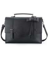 FR Fashion Co. 16&quot; Women&#39;s Classic Leather Messenger Bag - £55.14 GBP+