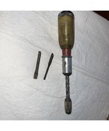 Vintage Stanley Handyman Yankee No. 233H Spiral Push Drill Screwdriver 2... - $17.33