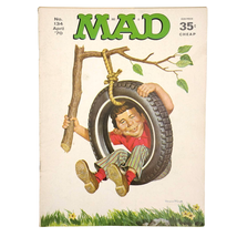 Mad Magazine 134 April 1970 Tire Swing Alfred E Neuman Cover Woodstock - £7.92 GBP