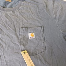 Carhartt K87 Men's Gray Pocket Cotton Blend Short Sleeve T-Shirt Size 2XL Tall image 4