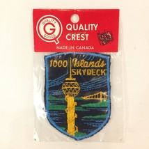 New Vintage Patch Badge Travel Souvenir Sew On Emblem 1000 ISLANDS SKYDECK tower - £15.55 GBP