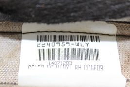 12-15 VOLKSWAGEN PASSAT Right Passenger Side Seat Lower Cushion Cover F2346 image 11