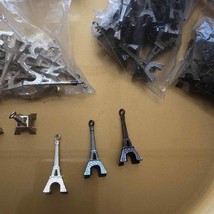 20 Eiffel Tower 1” charms silver, bronze, pewter - $11.78