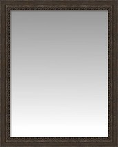 Custom Luxury Vertical Wall Mirror with Rustic Brown Rope Lip Frame - £290.16 GBP+