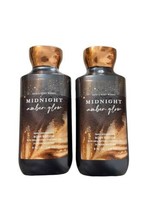 2-Bath Body Works MIDNIGHT AMBER GLOW Shea Butter Coconut Oil Body Lotio... - $26.15