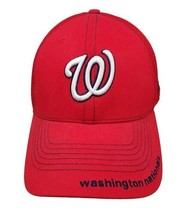 Washington Nationals Hat New Era 39Thirty 3930 Flex Fit Cap Size M/L Red Mesh - £17.80 GBP