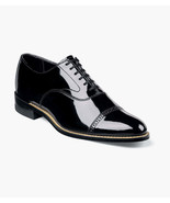 11003,Stacy Adams Patent Shiny Leather Concorde Cap Toe Oxford Lace Up - £84.19 GBP