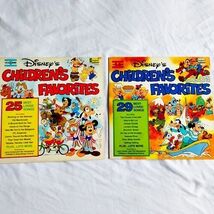 Disney's Children's Favorites Volume I, II Vinyl LP Disneyland Good Cond - $14.85