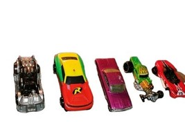Lot of 5 Hotwheels Cars 1 Vtg Removable Cage, Carbonic, Impala, Dragster... - $26.79 CAD
